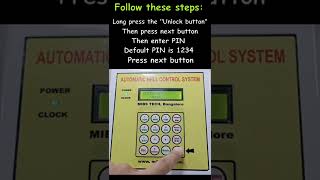 Clock time settings for MibsTech's Automatic Bell control system.