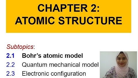 Matriculation Chemistry Lecture Subtopic 2.1 Semester 1 [Part 2]