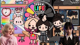 Wednesday Addams Become Popular In High School ??| Toca Life Story | Toca Boca | Sad Story