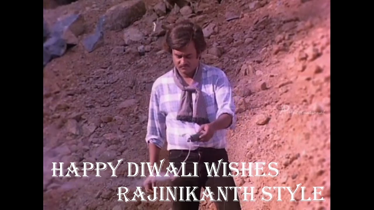 happy diwali folks rajini video