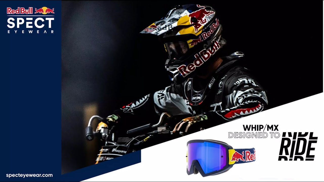 Masque Whip Red Bull Spect Eyewear moto 