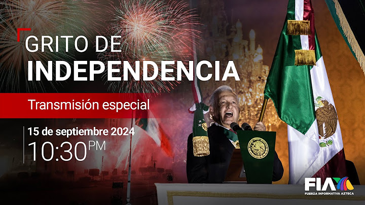 EN VIVO |  Grito de Independencia con el presidente AMLO, 214 aniversario.