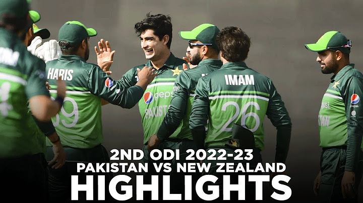 Full Highlights | Pakistan vs New Zealand | 2nd ODI, 2022-23 | PCB | M3L1A