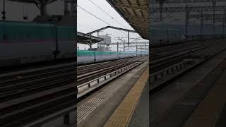 東北新幹線福島駅　E5系やまびこ発車