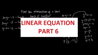 ALGEBRA 202: Graphing Polynomial || Basic rules finding intersection of two lines.