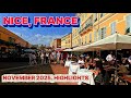 NICE FRANCE 2025 November S Highlights OPENING OF PROMENADE DU PAIILON 4K Walking Tour