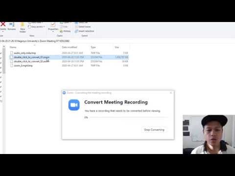 Zoom Recording Not Converting - How To Convert Zoom Meeting Into Video