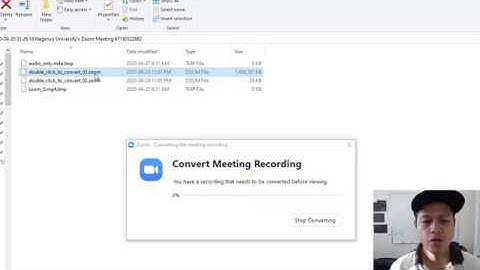Zoom Recording Not Converting - How To Convert Zoom Meeting Into Video