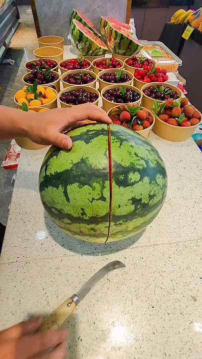 #Sample Watermelon🍉carving cutting design Skills#Watermelon#Watermelon cutting# Watermelon carving#