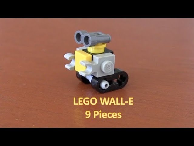 LEGO Mini Wall-E (Tutorial), Wall-E is my favourite Pixar m…