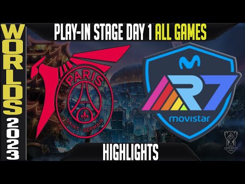 PSG vs R7 Highlights ALL GAMES | Worlds 2023 Play In Stage Day 1 | PSG Talon vs R7 Movistar