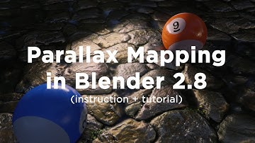 Parallax Mapping in Blender 2.8 instruction + tutorial