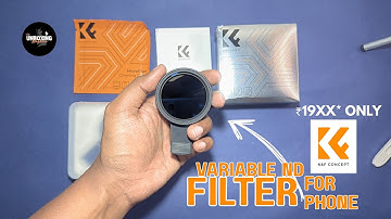 Unboxing K&F Mobile ND Filter 2-400 Stops 🎥 | Game Changer for Mobile Filmmaking!