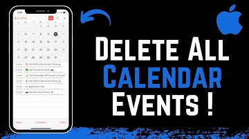 How To Delete All Calendar Events From iPhone
