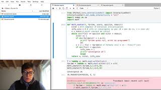 Algorithme de newton : Résolution d'équations non linéaires [Python pour les maths]