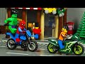 Lego City Spiderman Hulk Motorcycle Robbery