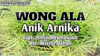Lirik Anik Arnika | Wong Ala Tarling Terbaru | 2022