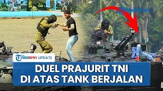 Thumbnail for Aksi Menegangkan Duel Prajurit vs Musuh di Atas Tank BMP-3F Berjalan saat HUT ke-80 TNI di Monas