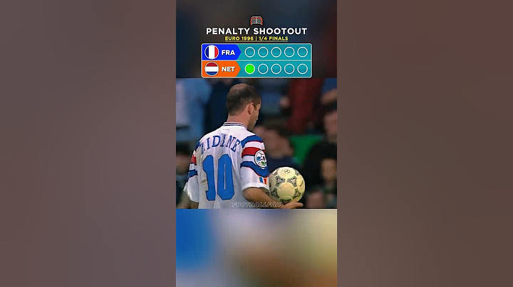 France vs Netherlands 🔥 Penalty Shootout (Euro 1996 | 1/4 Final)
