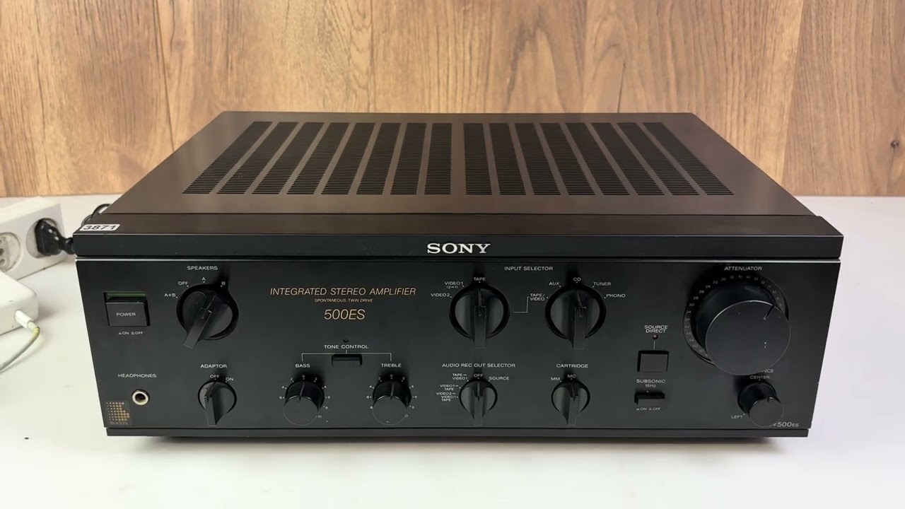 Sony TA-F500ES Stereo Amplifier Es Series - YouTube