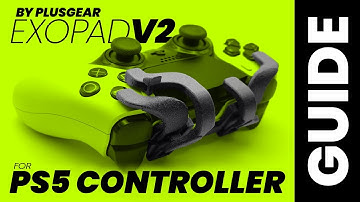 ExoPad V2 | PS5 Controller | Font Paddle Attachment | Guide