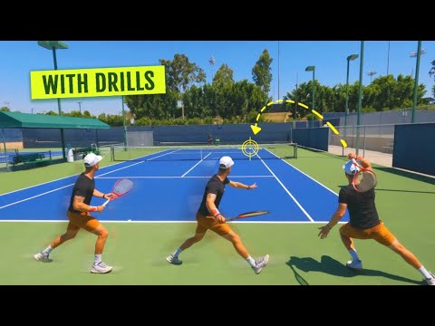 Hit HEAVY TOPSPIN FOREHANDS down the line - Masterclass Part 2 (+DRILLS)