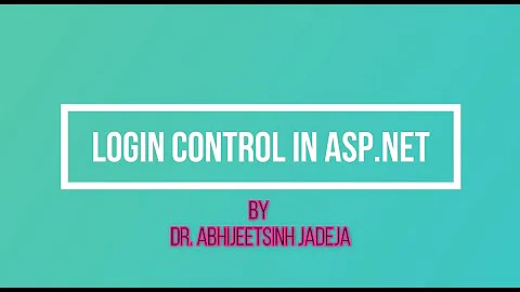 LOGIN CONTROL IN ASP NET