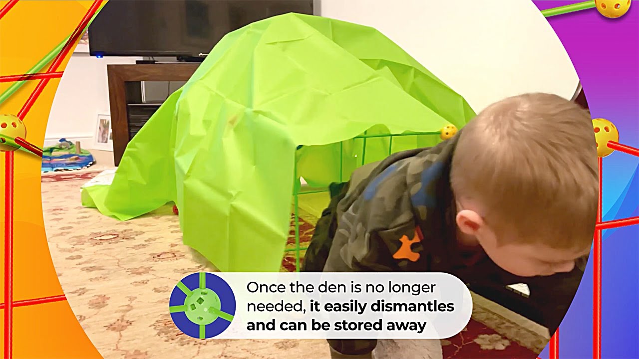 Build your Own Den - Kit de blocs de Construction pour enfants