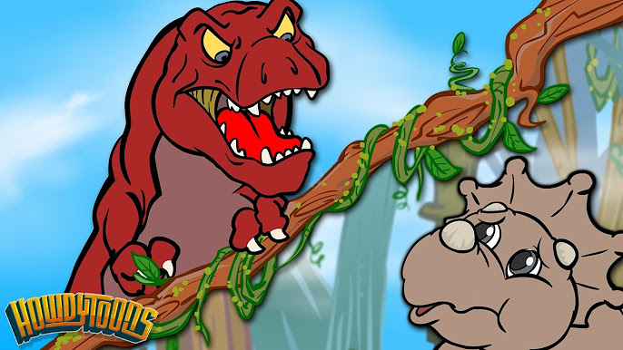 SPINOSAURUS SONG - Dinosaur Battles - Spinosaurus vs T-Rex - Dinosaur Songs  by Howdytoons 