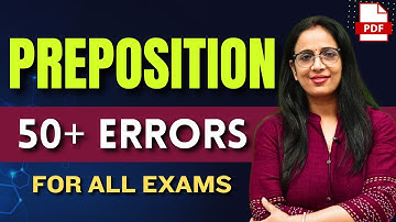 Spotting Error Based on Preposition | SSC CGL 2021 | Class - 3 | Spotting Errors | Rani Mam
