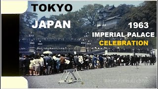 Tokyo, Japan - Imperial Palace Celebration 1963 - 8mm Film Footage