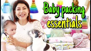 Basic Essentials I Packed While Travelling With An Infant Hindi With English Subtitles