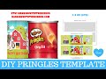 Customized Pringles Wrapper Template | DIY Custom Party Favors| {Pringles Label Size & assemble}