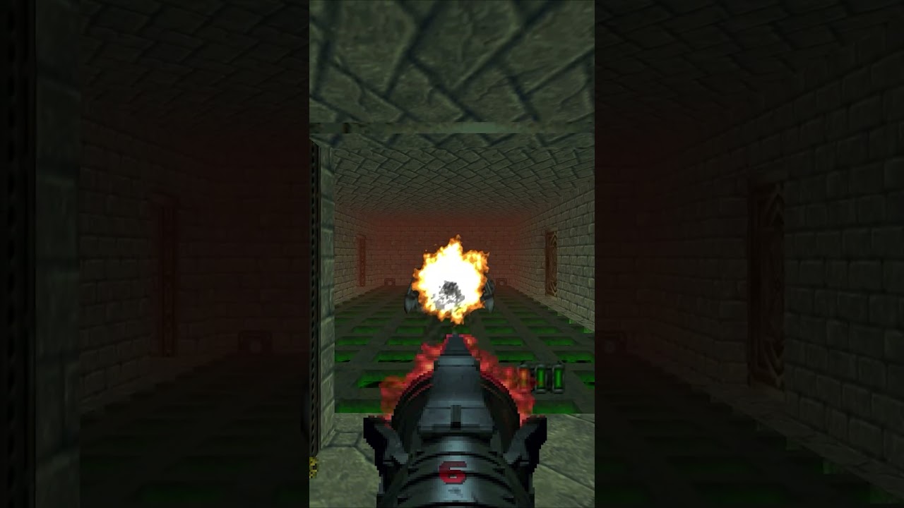 Arachnotrons Splatter my Guts Up Stairs in STEELPACK: DOOM 64 Mod. 