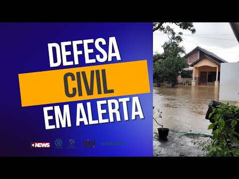 INMET MANTÉM ALERTA PARA TEMPORAIS E VENTOS DE ATÉ 100 KM/H