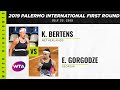 Kiki Bertens vs. Ekaterine Gorgodze | 2019 Palermo International First Round | WTA Highlights