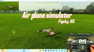 How to setup RC airplane simulator using Flysky I6X 2025