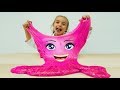 Las Ratitas hacen slime para niños con purpurina de colores