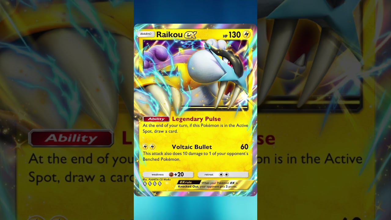 AWESOME New Raikou Pokémon Pocket Card!