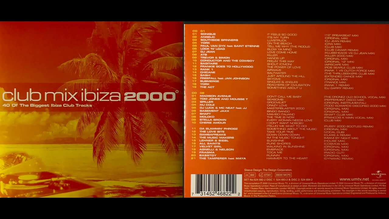 Club Mix Ibiza 2000 (Disc 2) (Classic Electronica Mix Album) [HQ]