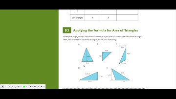 6-1.9 Applying the Formula for Area of Triangles