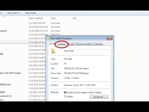 Solved: Sharing Tab is missing in Folder Properties or Context Menu (tab sharing tidak ada)