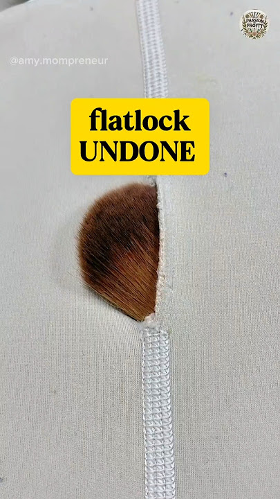 Fix Activewear Seam at Home | Hand Sewing Flatlock Repair ! #short #sewing #repairing #tipsandtricks