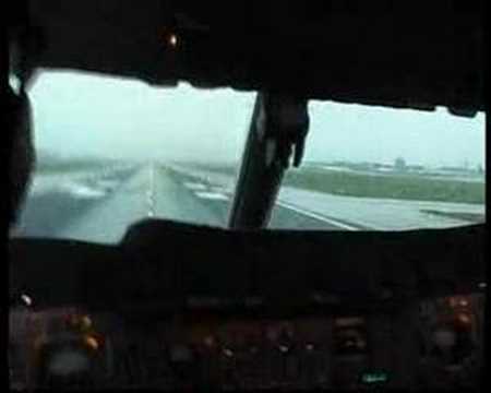 Concorde cockpit take off from London Heathrow