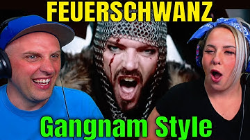 Reaction To FEUERSCHWANZ - Gangnam Style (PSY Cover) (Official Video) | Napalm Records