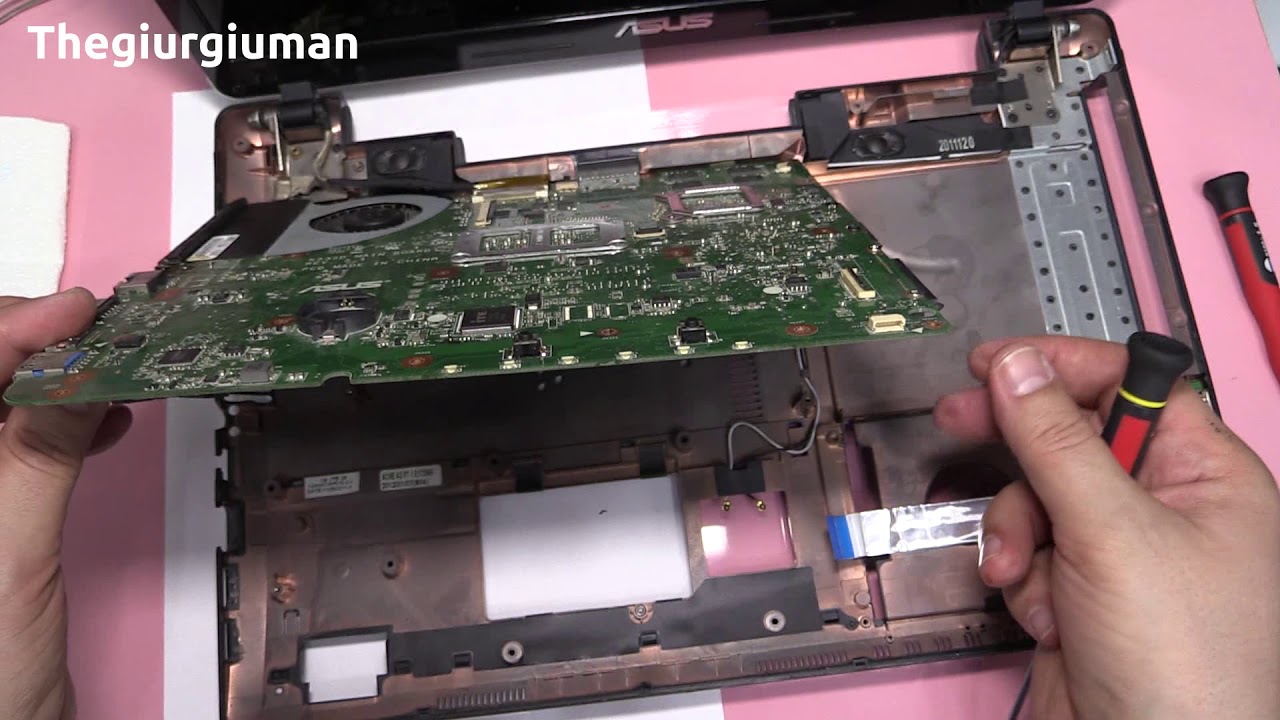 ASUS K53SD How to change power conector YouTube