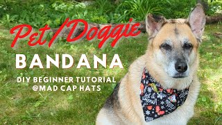 How To Make A Reversible Pet Bandana  The Perfect Gift For Your Furry Friend