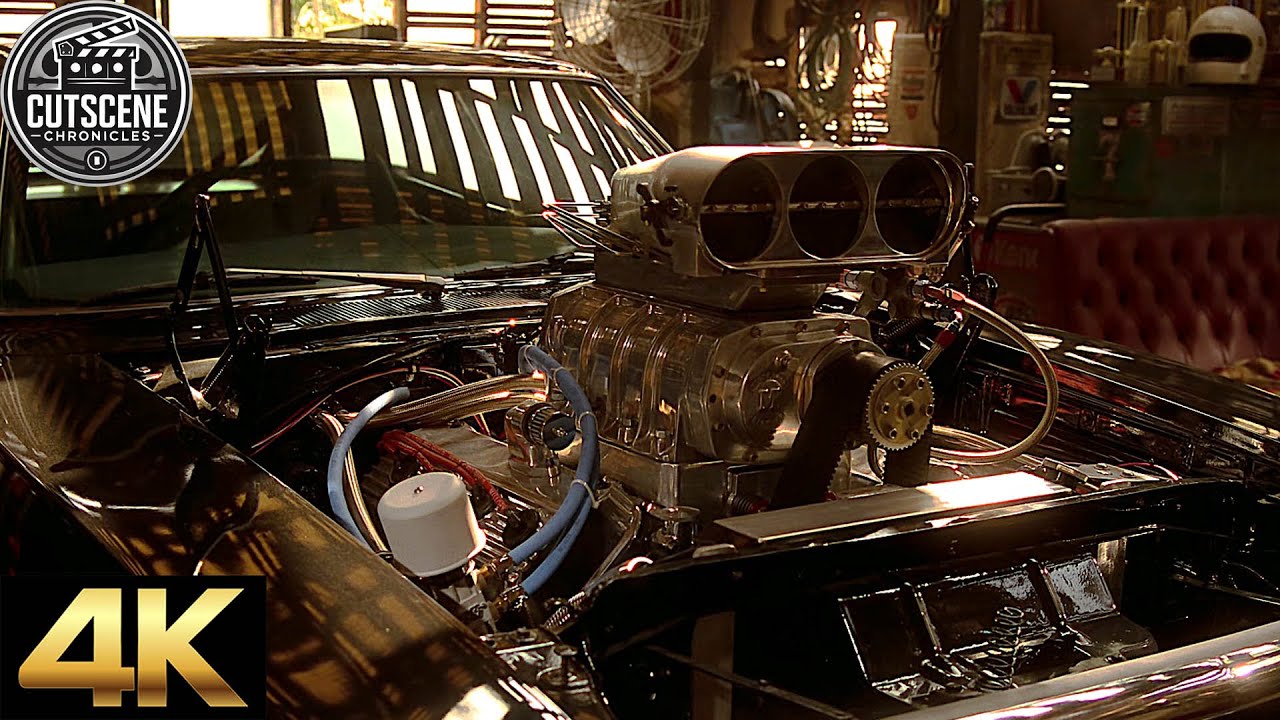 [4K UHD] Dom Shows Brian the Legendary Car He Built with His Father | The Fast and the Furious(2001)