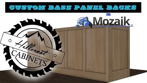 How To Do Custom Panels - Mozaik Software Tutorials