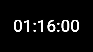 1 Hour 16 Minute Countdown